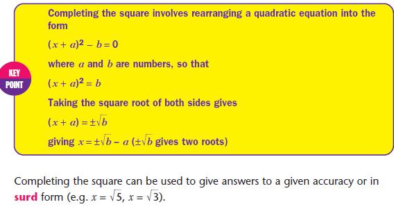 Quadratic Equations - Mathematics GCSE Revision